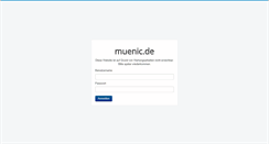 Desktop Screenshot of muenic.de